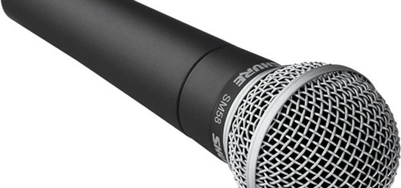 Shure SM58 Dynamic Microphone Technical Stage Services