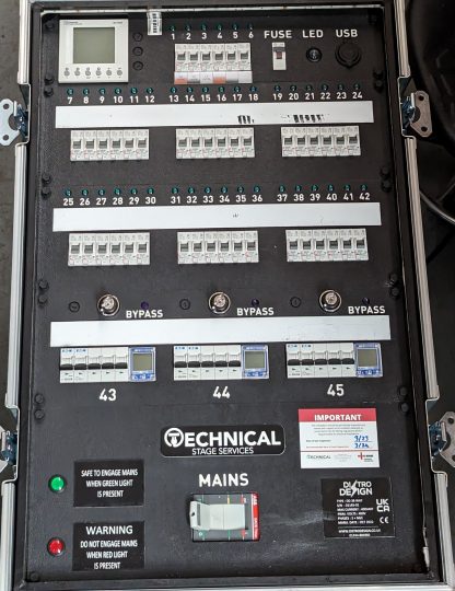 TSS 36-Way Socapex Distro Rack